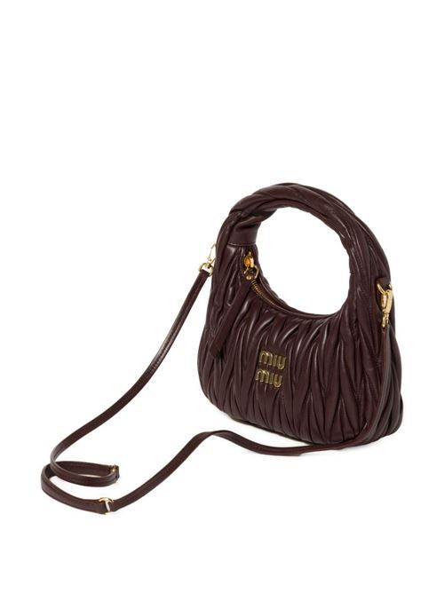 Borsa hobo Wander in nappa matelassé MIU MIU | 5BC125V-OOYAN88F0NBL